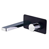 Zenon Wall Basin Mixer (WMSC 13 BLK/CP) Black & Chrome - Stock Clearance