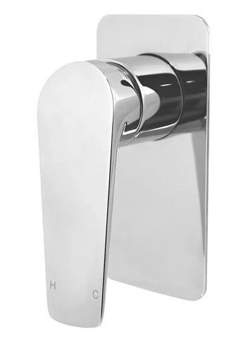 SM12 Bathroom Wall Shower / Bath Mixer - Chrome (Floor Display Clearance)