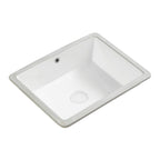 Koco Rectangular Undermount Ceramic Basin 470 x 350 x 173mm - Matte White