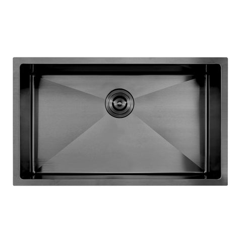 Single Bowl Sink Undermount/Topmount Stainless Sink 762x457mm - Various Colours