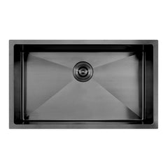 Single Bowl Sink Undermount/Topmount Stainless Sink 762x457mm - Various Colours