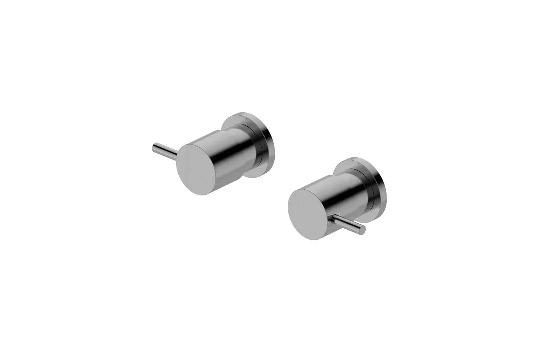 Pin Handle Shower/Bath Wall Top Assembly (Quarter Turn) - Various Colours