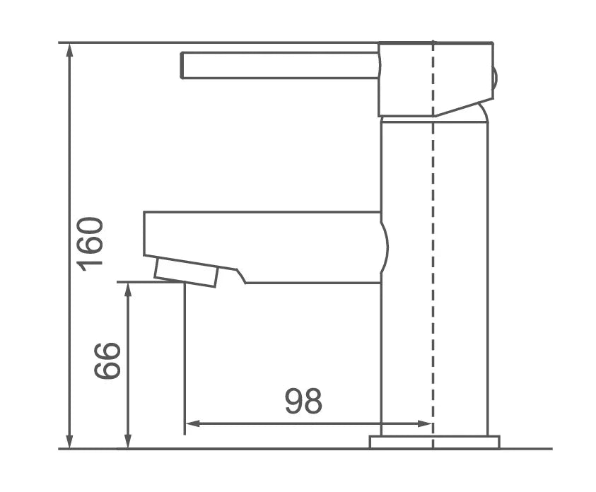 BM31 Jess Round Pin Basin Mixer - Various Colours