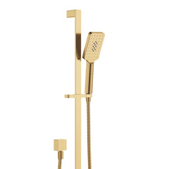 Single Shower Rail Brushed Gold - Floor Display Clearance