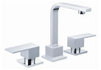 Square Chrome Basin Tap Set (TPS-201) - Stock Clearance