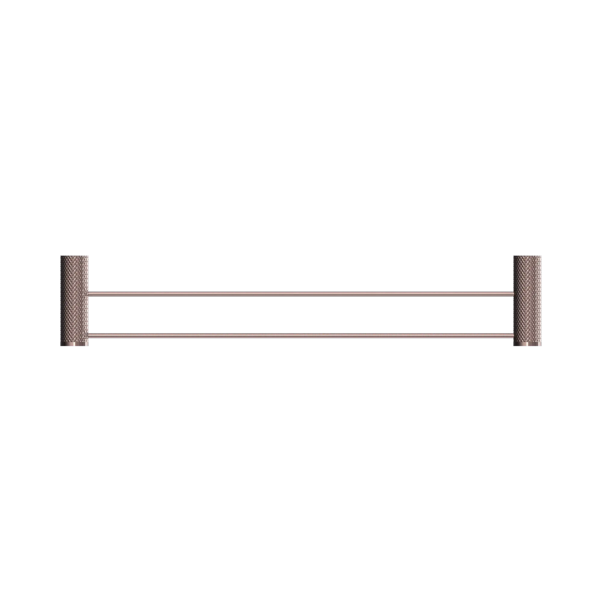 Opal Cross Hatched Double Towel Rail