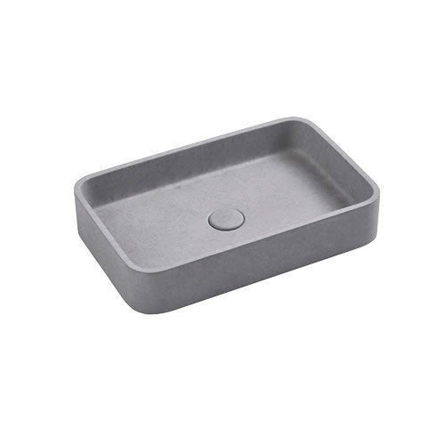 Calista Concrete Above Counter Basin 506x326mm - Various Colours