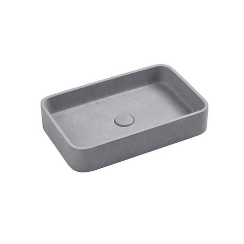 Calista Concrete Above Counter Basin 506x326mm - Various Colours