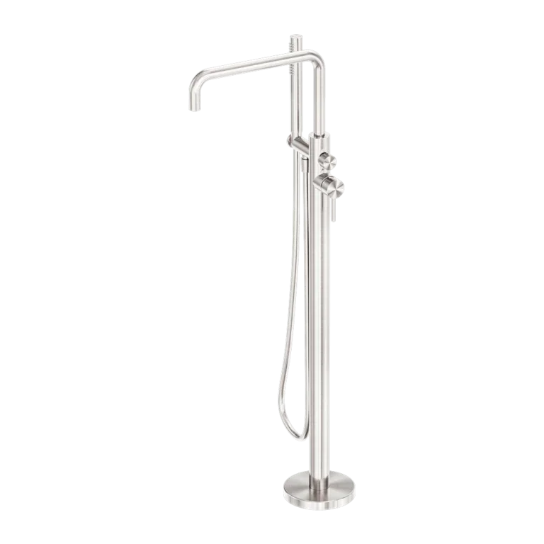 Nero Round Freestanding Bath Mixer/Filler with Hand Shower Set - Various Colours