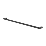 Black Square Single Towel Rail 600mm long (6024) - Stock Clearance