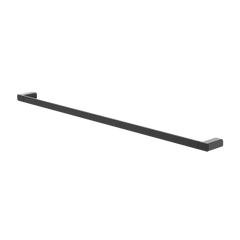 Black Square Single Towel Rail 600mm long (6024) - Stock Clearance