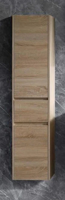 Fingerpull Wall Hung Tallboy & Storage Cabinet - 350x390x1500mm - Various Colours