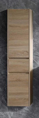 Fingerpull Wall Hung Tallboy & Storage Cabinet - 350x390x1500mm - Various Colours