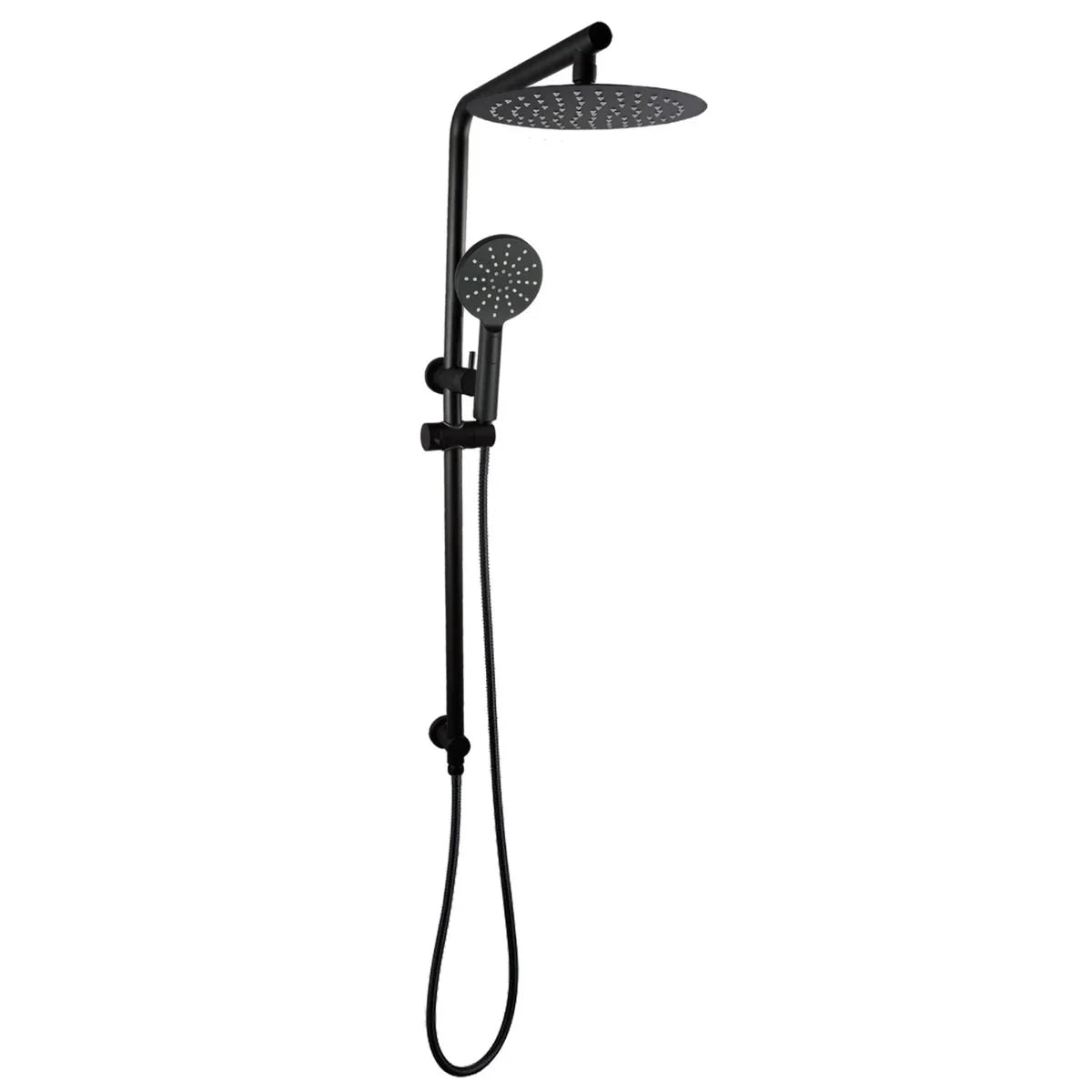 Vue Round Dual Shower Rail - Various Colours