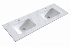 SG Esme Silica Free Stone Vanity Top with Undermount Basin - Various Sizes