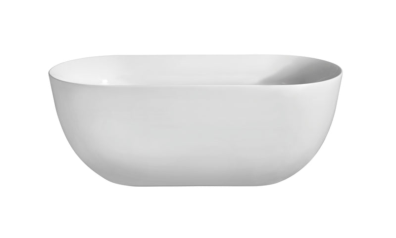Bondi Oval Freestanding Bath 1600 / 1800 mm - Gloss White