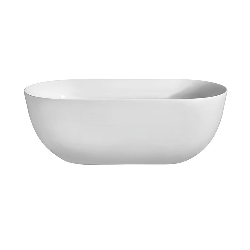 Bondi Oval Freestanding Bath 1600 / 1800 mm - Gloss White