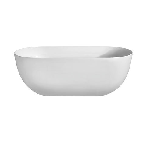 Bondi Oval Freestanding Bath 1600 / 1800 mm - Gloss White