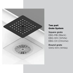 Eco Low Profile Polymarble Shower Base - Various Sizes