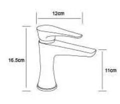 BM35 Bench Mount Round Basin Mixer - Chrome