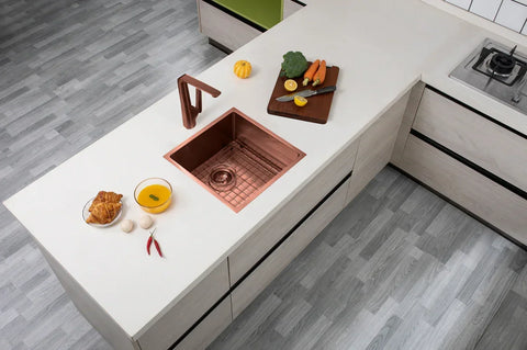 Single Bowl Drop in/Undermount Kitchen / Laundry Sink 440x440mm - Various Colours