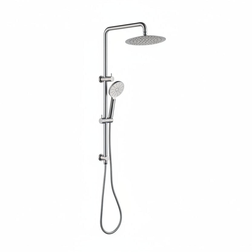 Vue Round Dual Shower Rail - Various Colours