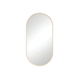 Pill Shape Mirror 460x900mm with frame - Various Colours (Frame)