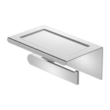 Ecco Toilet Roll Holder with Shelf - Various Colours