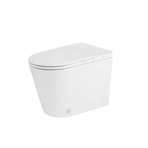 Luna inbuilt Cistern Tornado Rimless Flush Toilet Suite with Smart Remote Bidet Seat - White (4 Star)