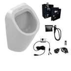 Volvo Wall Hung Urinal with Sensor Flush Plate- Gloss White