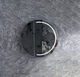 Round LED Mirror Cabinet with Demister 800x800mm - Various Colours