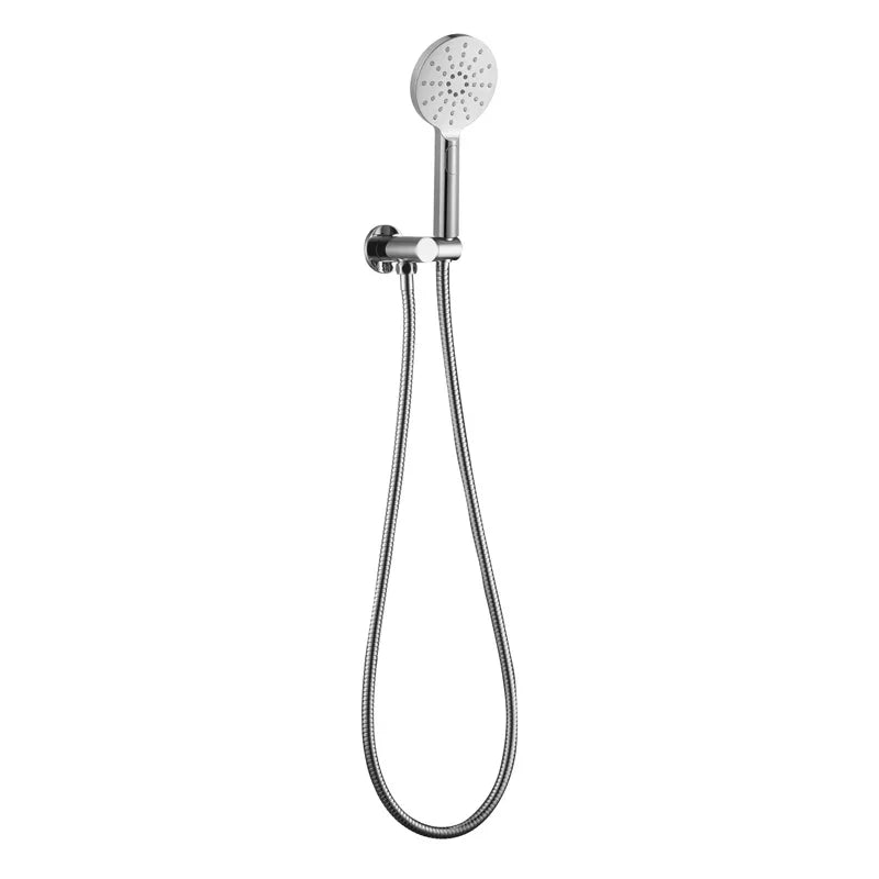 Round Hand Shower On Holder - Various Colours