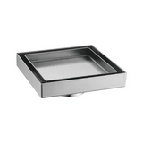 Low Profile Square Tile Insert Shower Floor Waste 133x133mm - Various Colours