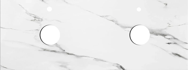 MBS Kara Sintered Porcelain Flat Vanity Top - Various Sizes