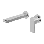 Nero Tapware WBM26 Bianca Wall Basin/Bath Mixer Set (Separate Backplate) with 187mm Reach Spout - Various Colours