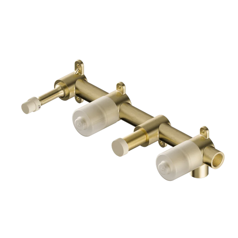 Kara Shower Over Bath System with Spout 230mm - Various Colours