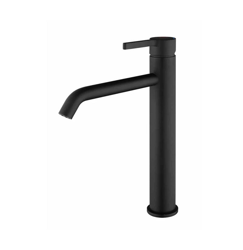 TBM19 Round Tall Basin Mixer (Curved Spout) - Various Colours