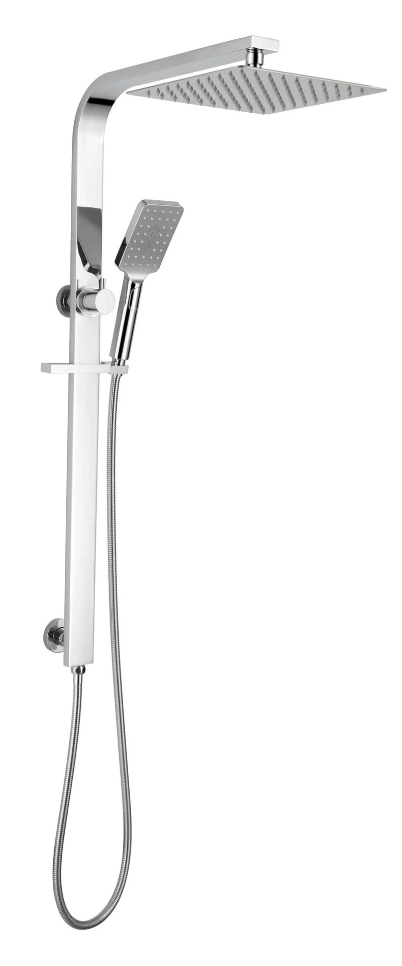 Empire Square Dual Shower Rail - Various Colours