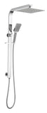 Empire Square Dual Shower Rail - Various Colours