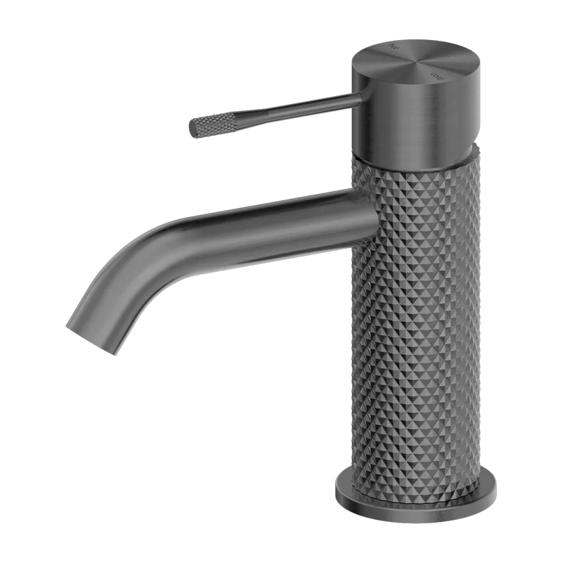 Nero Tapware BM36 Opal Bench Mount Cross Hatched Basin Mixer - Various Colours