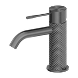 BM36 Opal Bench Mount Cross Hatched Basin Mixer - Various Colours