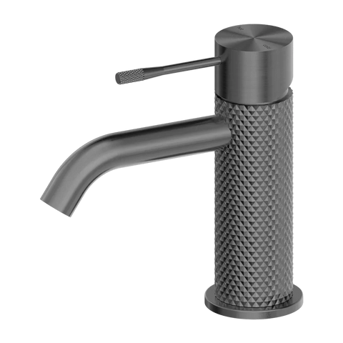 Nero Tapware BM36 Opal Bench Mount Cross Hatched Basin Mixer - Various Colours