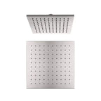 Square Overhead Shower Head 250mm (Brass Made) - Various Colours