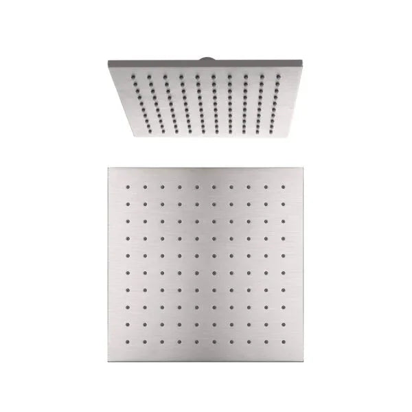 Square Overhead Shower Head 250mm (Brass Made) - Various Colours