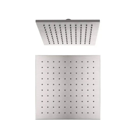 Square Overhead Shower Head 250mm (Brass Made) - Various Colours