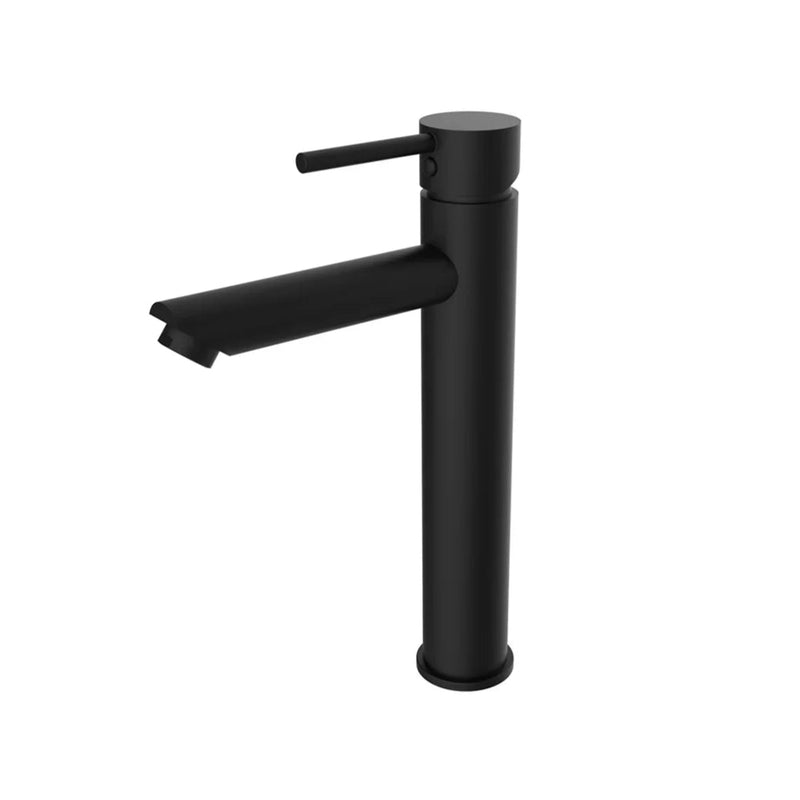 Nero Tapware TBM01 Dolce Round Tall Basin Mixer (Straight Spout) - Various Colours