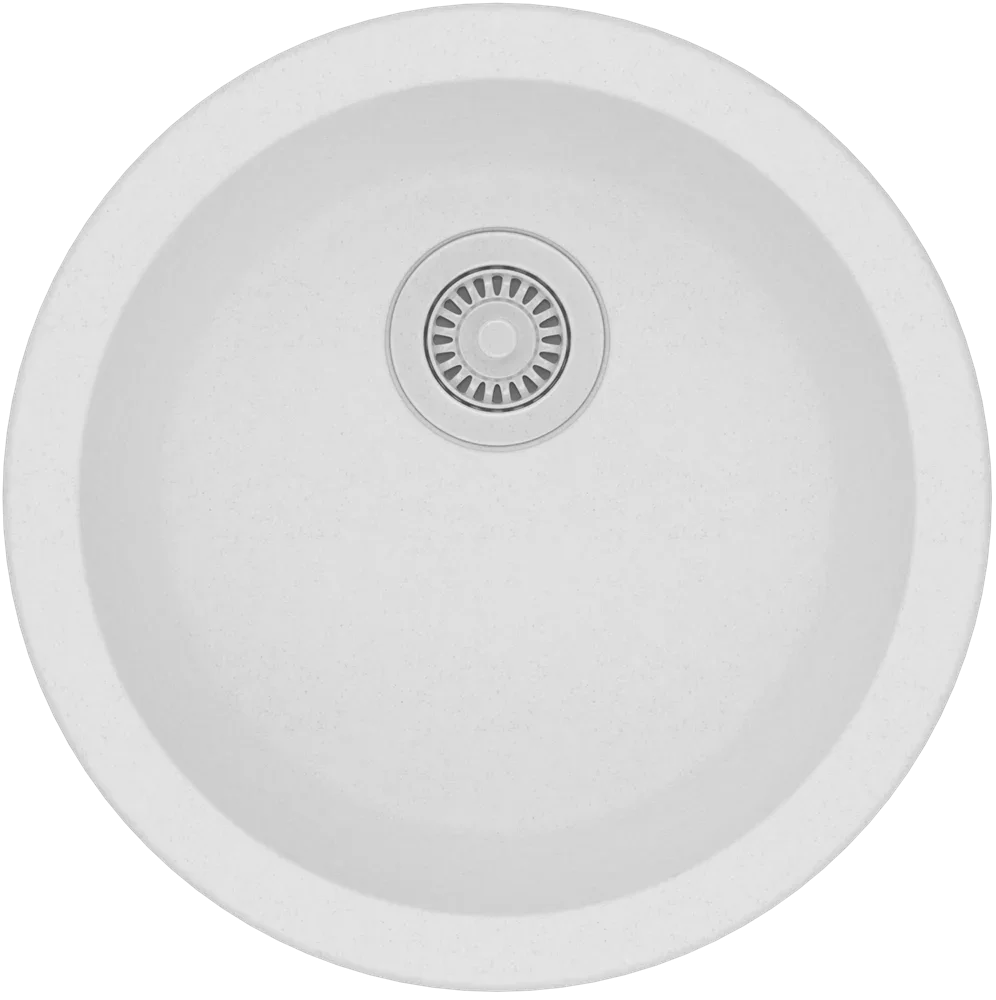 Granite Round Laundry/Kitchen Sink Drop in / Undermount Sink 460Ø mm - Various Colours