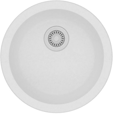 Granite Round Laundry/Kitchen Sink Drop in / Undermount Sink 460Ø mm - Various Colours