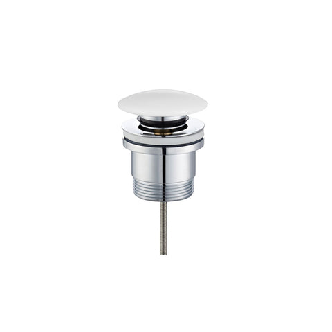 Basin Pop Up Waste - White Ceramic Cap