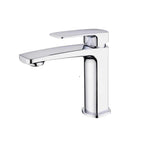 BM13 Bench Mount Soft Square Basin Mixer - Various Colours